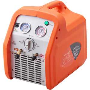 1 HP Refrigerant Recovery Machine - Dual Cylinder Portable AC Recovery