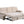 Kipling - Reversible Sleeper Sectional Sofa Chaise