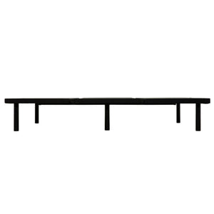Queen Size Platform Bed Frame, Bedroom Furniture Metal Bed Foundation Base - Black