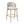 Outdoor Bar Height Metal Frame Counter Stools with Scallop-Shaped Backrest & Water-Resistant Cushions