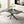 Rectangular Stretch Dining Table With 4 Chairs - Black / Gray