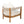 Acacia Wood Outdoor Club Chair with Handwoven Rope Accents & Curved Backrest