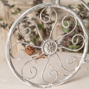Rustic Bicycle Metal Wire Wall Planter Basket