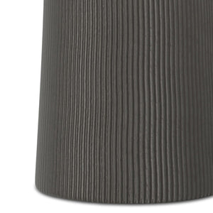 Hughes - Cast Aluminum Side Table - Black