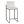 Fuji - Contemporary Modern Elegance, High Back Counter Stool