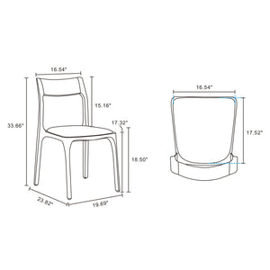 Moderno - Dining Chair (Set of 2) - Black