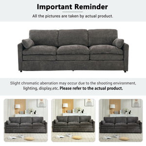 Cozy Upholstered 3 Seater Sofa Cushion For Living Room