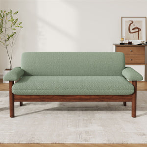 Loveseat Sofa 2 Seater Couch with Armrest Pillows