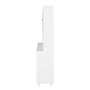 63" W Large Kitchen Hutch Cabinet, Freestanding Pantry Storage