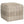 Elmer - Square Woven Pouf - Natural / Gray