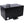 Heavy Duty 5 Gallon Steel Hydraulic Fluid Reservoir Tank With Mounting Foot, 14 Gauge - Black