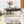 Round Vintage End Table With 2 Tier Storage