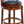 Swivel Cow Top Wooden Bar Stool, 360 Degree Swivel Bar Height Chair With Backs For Home Kitchen Counter