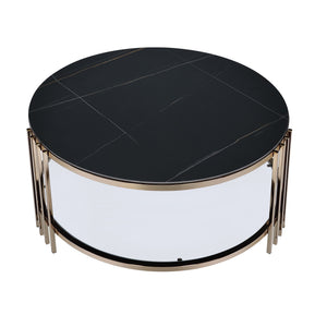 Abisha - Sintered Stone Top Round Tables