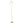 Moon Contemporary Floor Lamp in Gold Metal and Frosted Glass