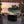 Outdoor 2 In 1 Gas Fire Pit Table With Lid & Glass Shield, Stainless Burner, Lava Rock, Rectangular Design - Black