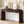 U_STYLE 60'' Wooden Entryway Table with Burl Veneer