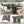 Dining Table Set With 6 Upholstered Chairs, Rectangular Table With Cutout Legs