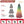 7.5ft Rainbow Gradient Flocked PVC Christmas Tree