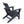 Enigmara Outdoor High Density Resin Adirondack Chair