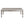 Pelumi Platinum Finish Coffee Table
