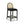 Arlin Upholstered Stool with Curved Back and Footrest - Set of 2