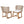 Outdoor Acacia Wood Dining Chairs (Set of 2)