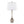 Cairo - Contemporary Table Lamp (Set of 2) - Nickel / White / Silver Trim