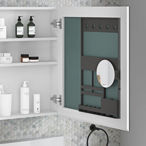 24'' W x 26'' H Surface Frameless Mirror Medicine Cabinet