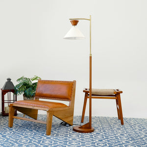 Floor Lamp, Standing Light For Living Room - Brown