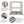 Queen Size Murphy Wall Bed With Side Storage Cabinets - White