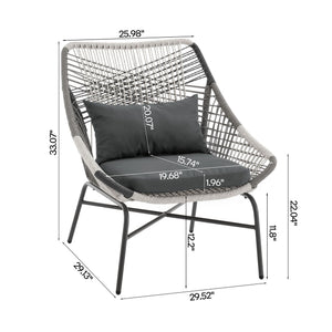 Ashland - 5 Piece Outdoor Conversation Set