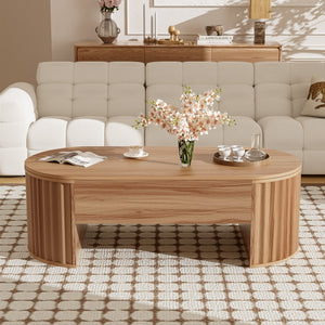 U-Can 47.2'' Lift Top Coffee Table with Hidden Compartment