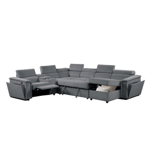 Harvey - Power Recliner Sleeper Sectional