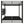 Queen Over Queen Bunk Bed With Storage Cabinets And LED Sturdy Frame, 6 Storage Units, Adjustable LED Lights - Black