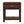 Solid Wood Regency Chestnut Nightstand, 1-Drawer, 1 Open-Slot
