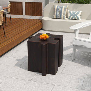 3-Piece Artistic Puzzle Table Set