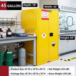 45 Gal Flammable Safety Cabinet