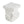 Talia Outdoor Patio Modern Artistry MGO Side Table, White