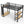 Twin XL Size Loft Bed Frame with Wardrobe and Shelves