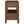 Verona - 2 Drawer Bedside Table With Hidden Storage - Walnut