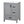 Bathroom Vanity With Sink, Soft Close Door, Double Layer Door Shelf And 3 Drawers - Gray