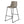 Bar Height Office Chair with Curved Backrest and Leather-Look Upholstery
