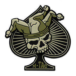 M-Tac patch Ace of Spades 3D PVC - TRAPSKI