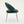 Velvet Fabric Dining Chair with Curved Backrest and Golden Metal Legs