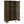 Sakai - 4 Door Tall Accent Cabinet With Slatted Doors - Brown