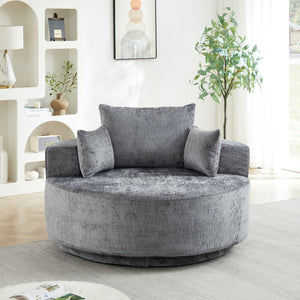 Swivel Chair With Rotating Base For Living Room
