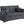 Cody II - Convertible Sleeper Loveseat With Cup Holder, Charging Ports and Pocket - Dark Gray