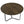 Accent Table With Slim Tripod Base - Brown