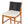 4 Pieces Arly Black Outdoor Bar Stool Solid Acacia Wood and Woven Wicker